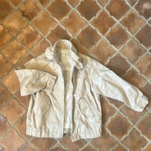 Marie Chantal, cotton tan jacket, size 3